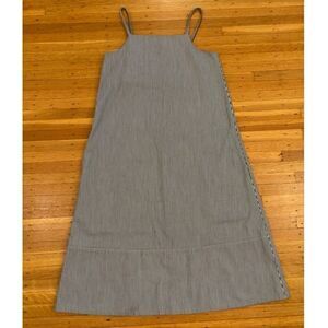 Oak + Fort black/white stripe dress